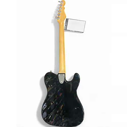 Used G&L ASAT Deluxe Left Handed Black Electric Guitar Black - musicians--Friend