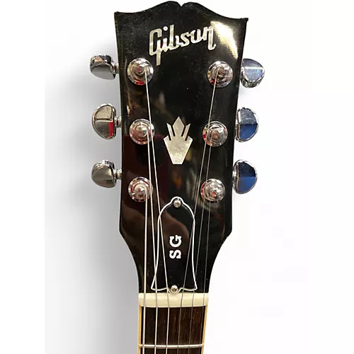 Used Gibson SG Standard Black Solid Body Electric Guitar Black - musicians--Friend