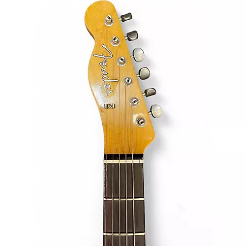 Used 2017 Fender CUSTOM SHOP 1963 TELECASTER RELIC LH Dakota Red Electric Guitar Dakota Red - musicians--Friend