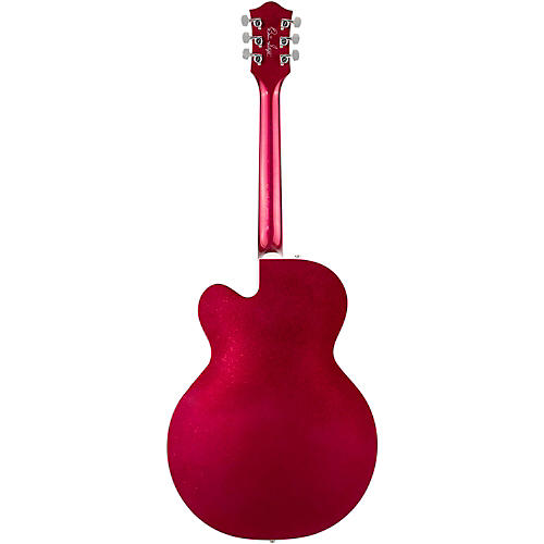 Gretsch Guitars G6120T-HR Brian Setzer Signature Hot Rod Hollowbody With Bigsby Magenta Sparkle - musicians--Friend