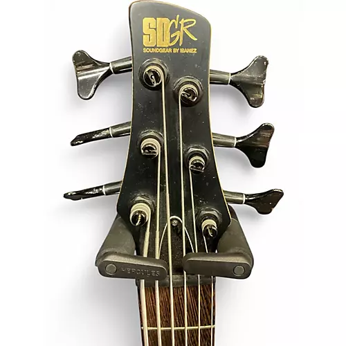 Used Ibanez SR3006 Natural Electric Bass Guitar Natural - musicians--Friend