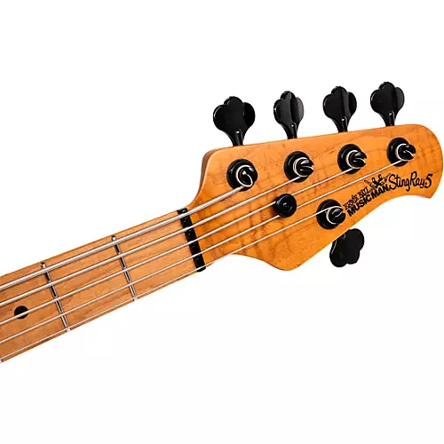 Ernie Ball Music Man StingRay5 Special HH 5-String Electric Bass Guitar Genius Gold - musicians--Friend