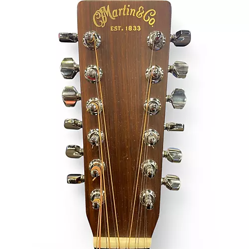Used Martin D1228 Natural 12 String Acoustic Guitar Natural - musicians--Friend