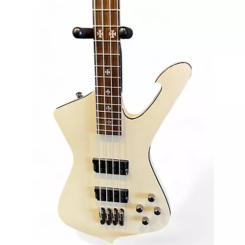 Used Ibanez SDB3 Sharlee Dangelo Signature Pearl White Electric Bass Guitar Pearl White - musicians--Friend