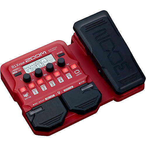 Zoom B1X FOUR Bass Multi-Effects Processor With Expression Pedal - musicians--Friend