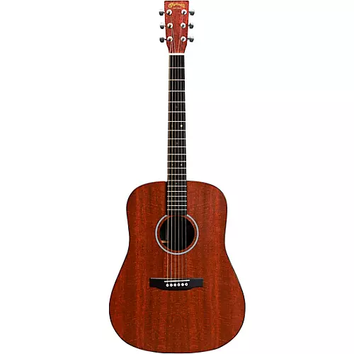 Martin DX1E X Series Dreadnought Acoustic-Electric Guitar Figured Mahogany - musicians--Friend