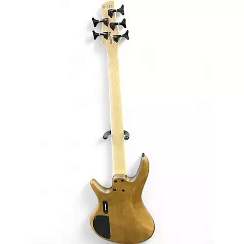 Used Ibanez GSR205 5 String Walnut Electric Bass Guitar Walnut - musicians--Friend