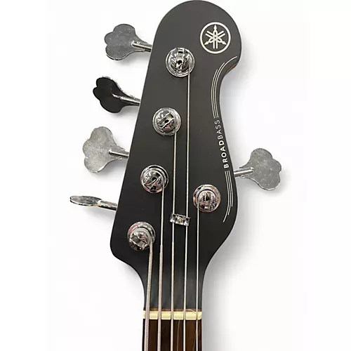 Used Yamaha BB435 BROADBASS Black Electric Bass Guitar Black - musicians--Friend