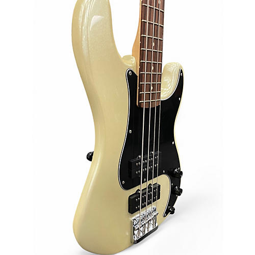 Used Fender Blacktop Precision Bass White Chrome Electric Bass Guitar White Chrome - musicians--Friend