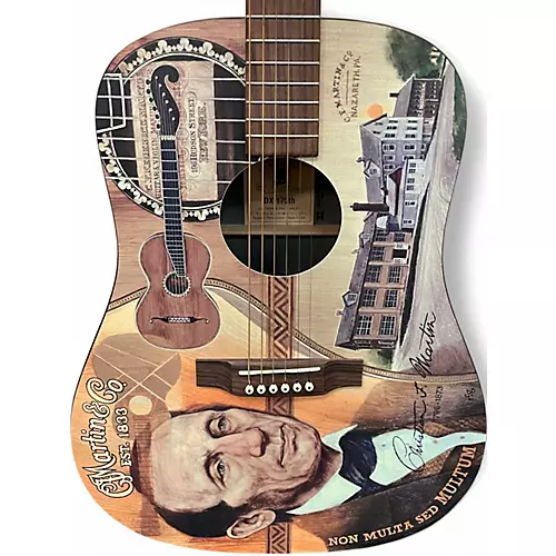 Used 2008 Martin DX 175TH ANNIVERSARY Natural Acoustic Guitar Natural - musicians--Friend