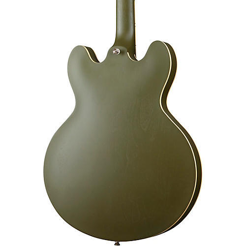 Epiphone Casino Worn Hollowbody Electric Guitar Olive Drab - musicians--Friend