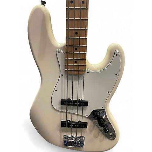 Used Fender Standard Jazz Bass Arctic White Electric Bass Guitar Arctic White - musicians--Friend