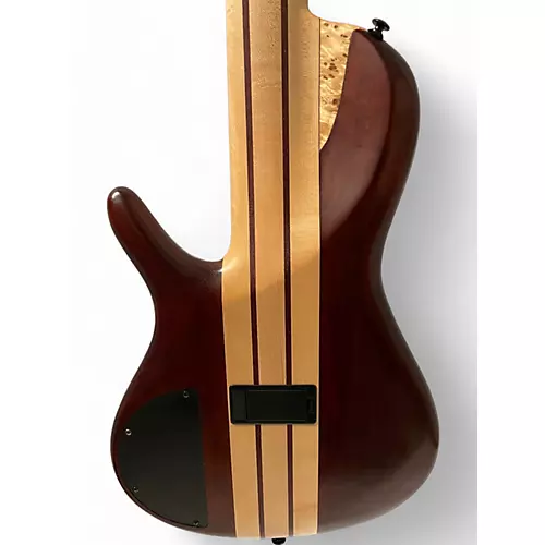 Used Ibanez SRSC805 Natural Electric Bass Guitar Natural - musicians--Friend