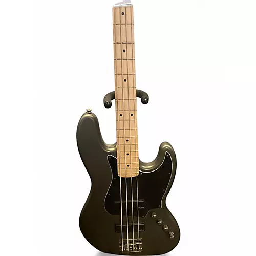Used Squier Contemporary Jazz Bass Charcoal Electric Bass Guitar Charcoal - musicians--Friend