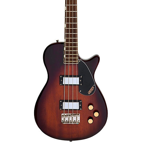 Gretsch Guitars Streamliner Jet Club Bass Single-Cut Short-Scale Bass Walnut Stain - musicians--Friend