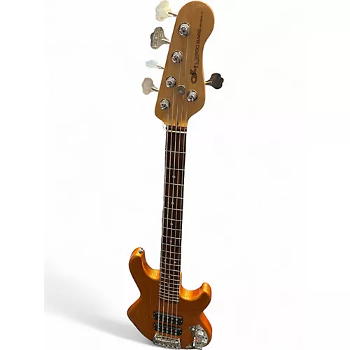 Used G&L USA CLF L2500 5 String TANGERINE SPARKLE Electric Bass Guitar TANGERINE SPARKLE - musicians--Friend