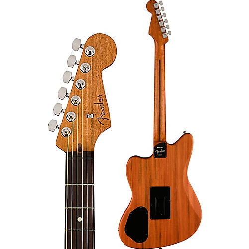 Fender Acoustasonic Player Jazzmaster Sitka Spruce-Mahogany Acoustic-Electric Guitar Ice Blue - musicians--Friend