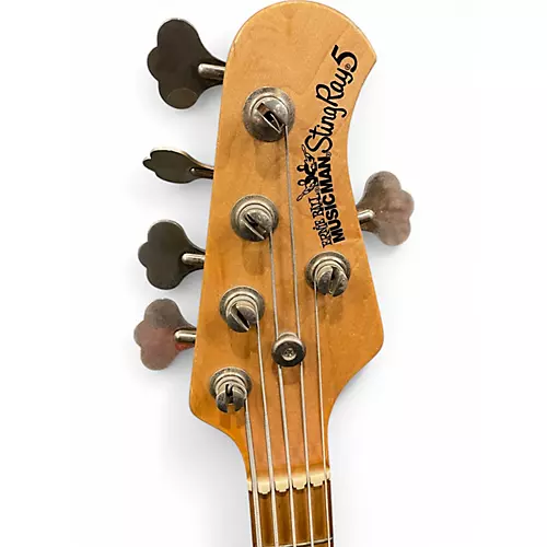 Used Ernie Ball Music Man Stingray HH 5 String BLACK Electric Bass Guitar BLACK - musicians--Friend