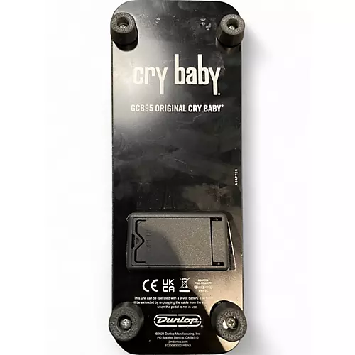 Used Dunlop GCB95 Original Crybaby Wah Effect Pedal - musicians--Friend
