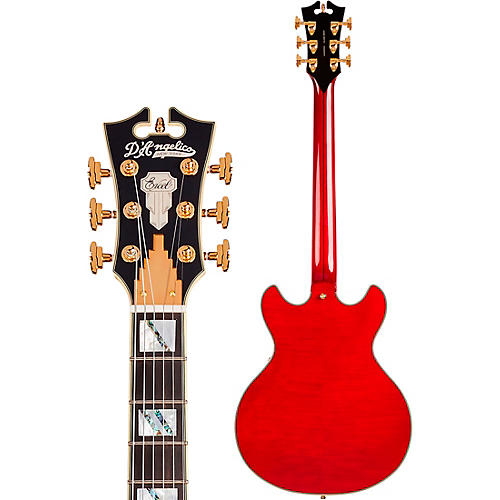 D'Angelico Excel Mini DC Semi-Hollow Electric Guitar Viola - musicians--Friend