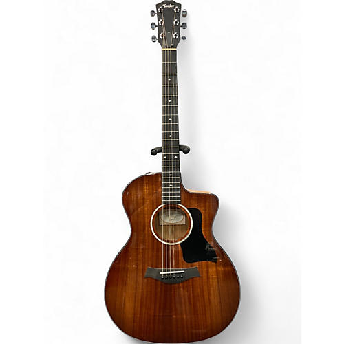 Used 2021 Taylor 224CEKDLX Tobacco Burst Acoustic Electric Guitar Tobacco Burst - musicians--Friend