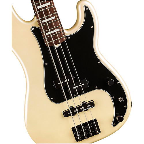 Fender Duff McKagan Deluxe Precision Bass Guitar White Pearl - musicians--Friend