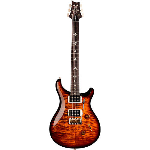 PRS Custom 24 10-Top Electric Guitar Black Gold Wraparound Burst - musicians--Friend
