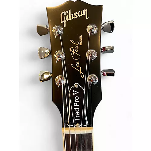 Used 2023 Gibson Les Paul Traditional Pro V Cherry Solid Body Electric Guitar Cherry - musicians--Friend