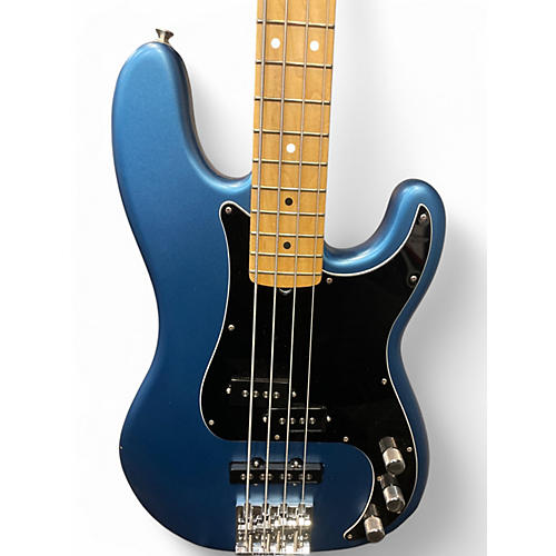 Used Fender American Performer Precision Bass Blue Electric Bass Guitar Blue - musicians--Friend