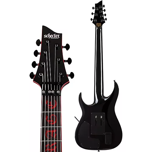 Schecter Guitar Research Sullivan King Banshee-7 FR-S Electric Guitar Obsidian Blood - musicians--Friend