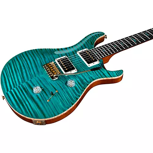 PRS Private Stock Custom 24 Electric Guitar Bahamian Blue - musicians--Friend