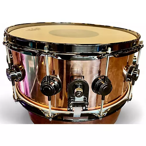 Used DW 6.5X14 Collector's Series Snare Polished Copper w/ Black Nickel Hardware Drum Polished Copper w/ Black Nickel Hardware 15 - musicians--Friend