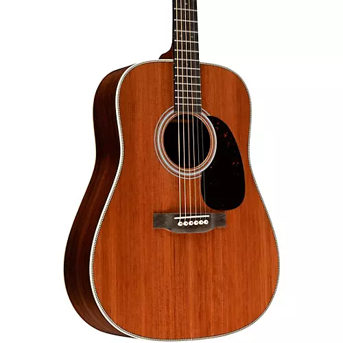 Martin Custom Shop 28 Style Sinker Redwood-East Indian Rosewood Dreadnought Acoustic Guitar Natural - musicians--Friend