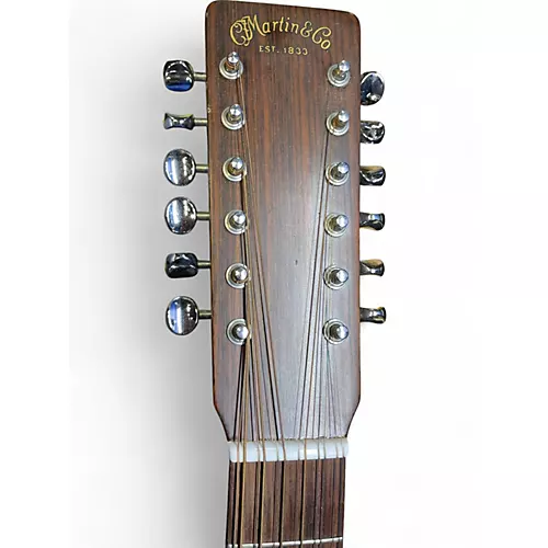 Used 1974 Martin D 12-18 Natural 12 String Acoustic Guitar Natural - musicians--Friend