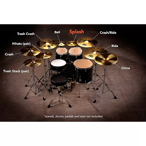 MEINL HCS Splash Cymbal 12 in. - musicians--Friend