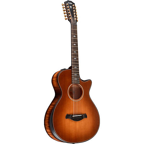 Taylor Builder's Edition 652ce V-Class 12-String Grand Concert Acoustic-Electric Guitar Wild Honey Burst - musicians--Friend