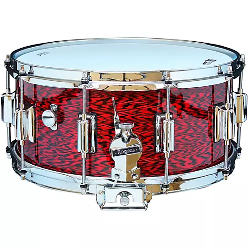 Rogers Dyna-Sonic Snare Drum with Beavertail Lugs 14 x 5 in. Red Onyx - musicians--Friend