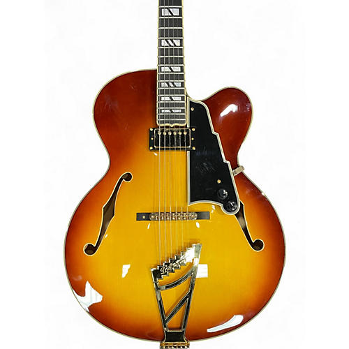 Used D'Angelico EXL-1 Dark Iced Tea Burst Hollow Body Electric Guitar Dark Iced Tea Burst - musicians--Friend