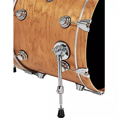 DW 4-Piece Collectors Series Cherry Shell Pack With Chrome Hardware Satin Natural - musicians--Friend