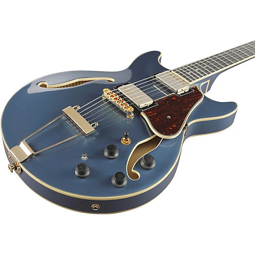 Ibanez Artcore AMH90 Full-Hollowbody Electric Guitar Prussian Blue Metallic - musicians--Friend