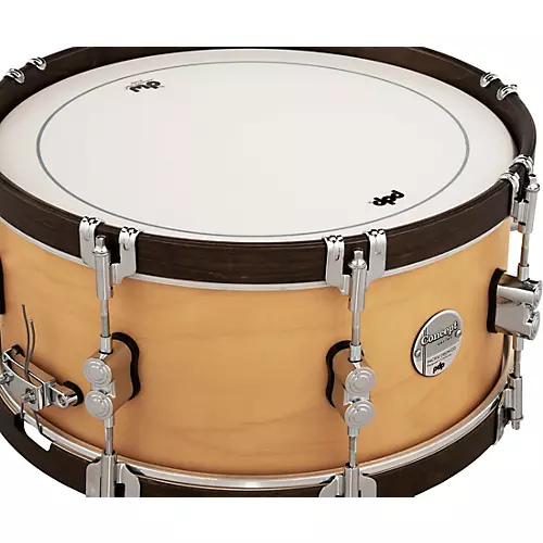 PDP by DW Concept Classic Snare Drum With Wood Hoops 14 x 6.5 in. Ebony/Ebony Hoops - musicians--Friend