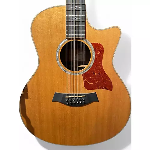 Used 2012 Taylor 856CE Antique Natural 12 String Acoustic Electric Guitar Antique Natural - musicians--Friend