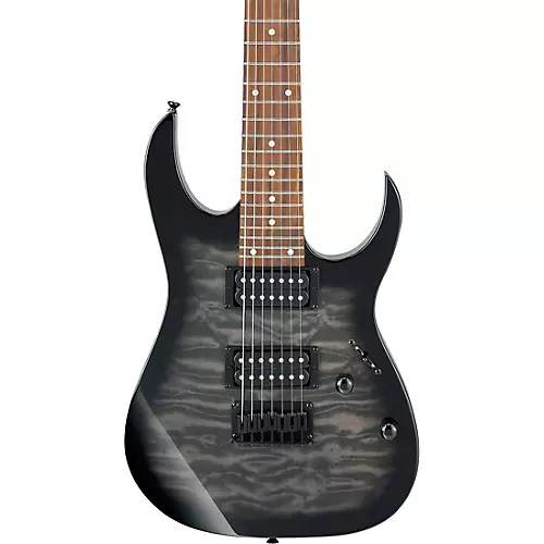 Ibanez GRG7221QA 7-String Electric Guitar Transparent Blue Burst - musicians--Friend