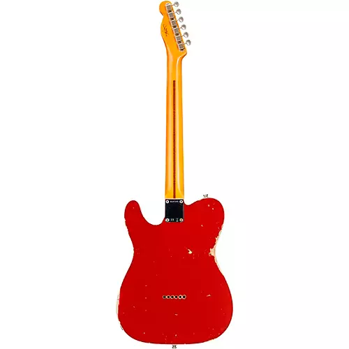 Fender Custom Shop Nashville Telecaster Custom Relic Rosewood Fingerboard Electric Guitar Surf Green - musicians--Friend
