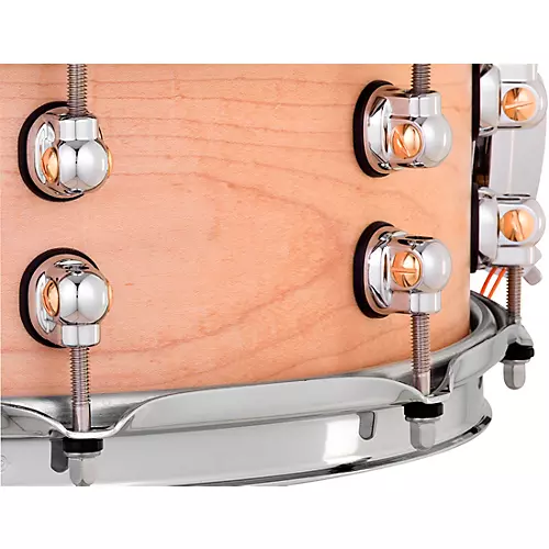 Pearl Music City Custom Solid Shell Snare Maple in Hand-Rubbed Natural Finish 14 x 6.5 in. - musicians--Friend