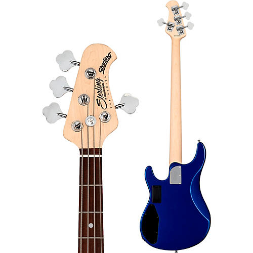 Sterling by Music Man SB4 4-String Electric Bass Guitar Candy Apple Red - musicians--Friend