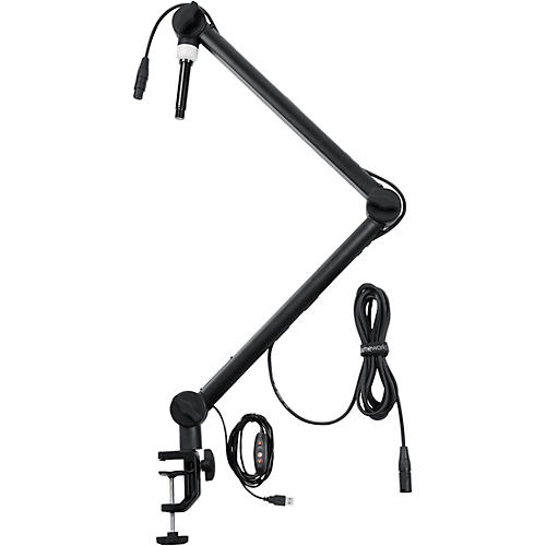 Gator Professional Broadcast Boom Mic Stand With LED Light - musicians--Friend