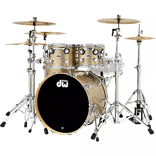 DW Collectors Series 4-Piece SSC Maple Shell Pack With Chrome Hardware Black Velvet - musicians--Friend
