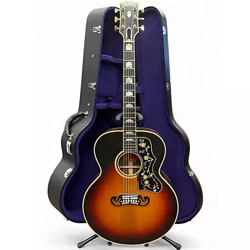 Used 2024 Gibson Pre-War SJ-200 Rosewood Vintage Sunburst Acoustic Guitar Vintage Sunburst - musicians--Friend