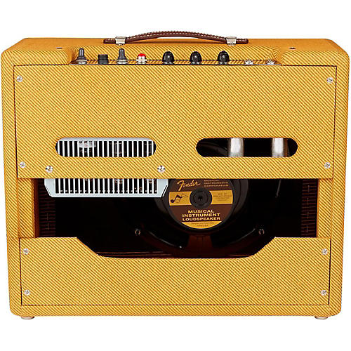 Fender '57 Custom Deluxe 12W 1x12 Tube Guitar Amp Lacquered Tweed - musicians--Friend